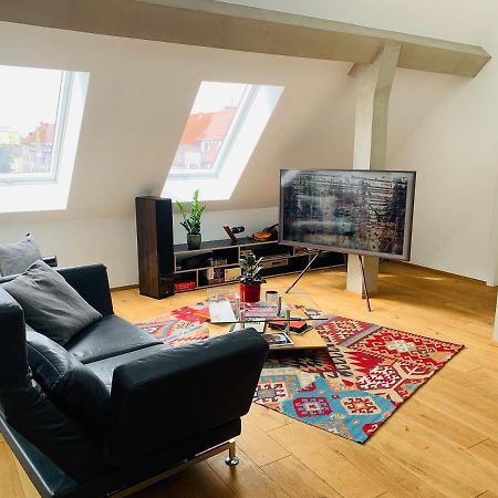 Exklusives Penthouse Im Ehemaligen Bunker Apartment Хановер Екстериор снимка