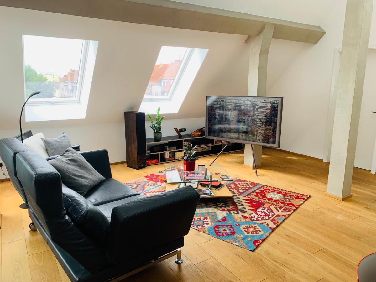 Exklusives Penthouse Im Ehemaligen Bunker Apartment Хановер Екстериор снимка